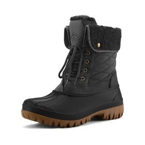 Women's Black Snow Boots